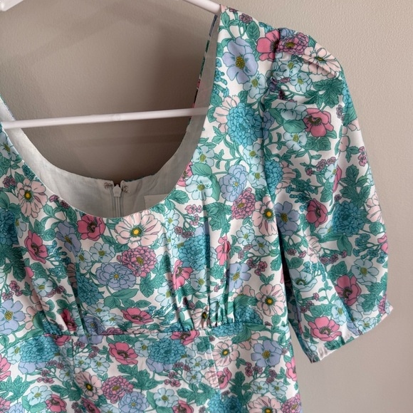 Tuckernuck Hyacinth House Floral Puff Sleeve Sallie Dress - Size Extra Small XS - Picture 9 of 15